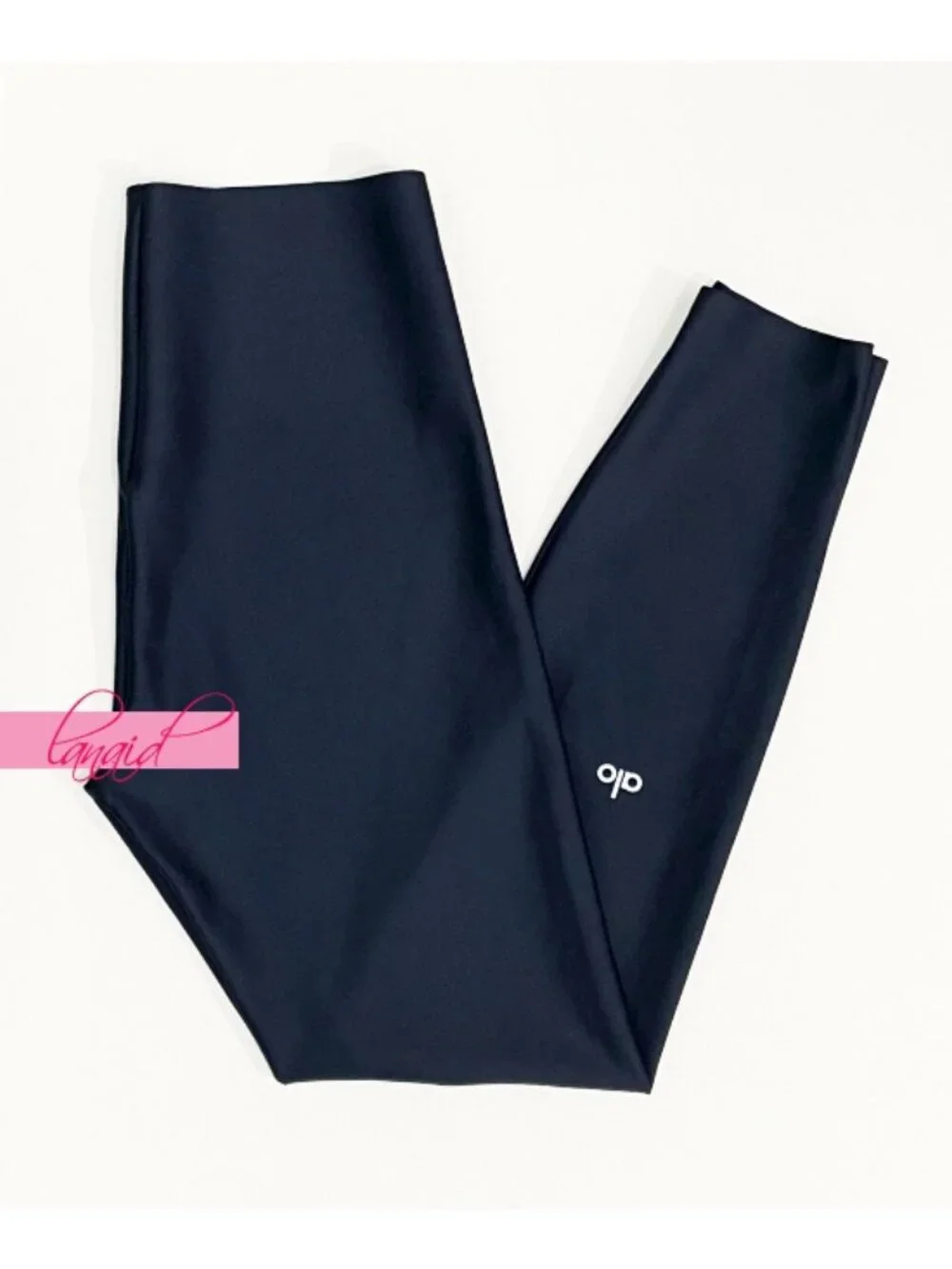 Alo Airlift Strength Extreme High-Waist 7/8 Leggings Navy Hi-Rise Tights Skinny